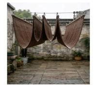 Wave Shade Vele Retrattili，Retrattile Vele Wave Shade，Pergola Retrattile per Esterni，Vela Retrattile per Tetto A Goccia Ondulata，Rete Protezione Solare Anti-UV Del'onda(W2.6*L15m/W8.53*L49.21ft)