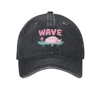 Wave The Cat Lay On Skateboard Casual Baseball cap Men Women Summer Running Hippie Hip Hop Hats y2k Funny Sun Visor Snapback cap