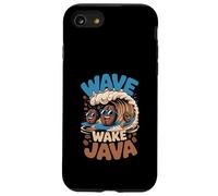 Wave Wake Java Chicchi di caffè Surf Fun Custodia per iPhone SE (2020) / 7/8