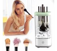 Wavearnn Electric Makeup Brush Cleaner, 2-In-1 Electric Makeup Brush Automatic Cleaner Cleanser Machine, Rechargeable with USB, Quick-drying, for Personal & Makeups Artist (Charge)