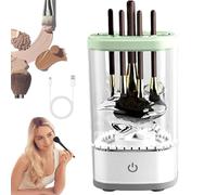 Wavearnn Electric Makeup Brush Cleaner, 2-In-1 Electric Makeup Brush Automatic Cleaner Cleanser Machine, Rechargeable with USB, Quick-drying, for Personal & Makeups Artist (Plug in)