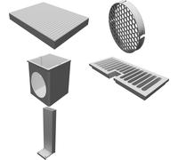 Wavebox con Supporto Frag per Pompa Jebao SW-15 Acquario Reef 2 Parti