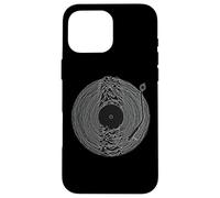Waveform Post Punk / Love Division / Retro Vinile Custodia per iPhone 16 Pro Max