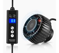 Wavemaker - Pompa di flusso per acquario, 6 W, pompa a onde DC con 3000 l/h e 10 livelli, pompa di circolazione magnetica con 4 modalità per acquari da 15-189 l, per acqua dolce e salata