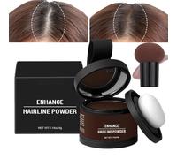 Waverlo Magic Root Cover Up, Waverly Magic Root Cover Up, Maycheer Hair Shadow Powder, 14 colori di polvere per capelli con specchio (# 06 Marrone scuro)