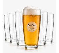 Wavero Willibecher 630 ml, calibrato 500 ml, set di 6 bicchieri