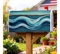 Waves Coperture magnetiche per cassette postali, protezione per cassetta postale per porta d'ingresso, 53 x 64 cm