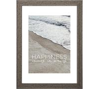 Waves Hama - Glass - Piatti MDF - Grey -Brown - Frame singola - Tabella - Wall - 13 x 18 cm - rettangolare (00193093) NEW