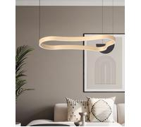 WAVES Sospensione IDEAL LUX Diam 94 Disponibile In Oro/Bianco e Nero