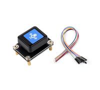 Waveshare 0.85inch Mechanical LCD ScreenKey, IPS Panel, 128 × 128 Resolution, 65K Color, SPI Communication Interface, Comes with Keycap+Switch+PCB Module, Black