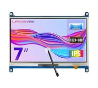 Waveshare 17,8 cm resistivo touch screen LCD HDMI Interfaccia 1024 × 600 High Resolution progettato per qualsiasi revisione Raspberry Pi