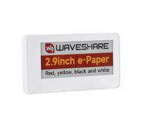 Waveshare 2.9inch Passive NFC-Powered e-Paper (G), Red/Yellow/Black/White 4-Color Displaying, No Batt Required, Wireless Powering & Refreshing, ABS Case