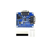 Waveshare 2-Channel(2-CH) Isolated RS232 Expansion HAT for Raspberry Pi, SC16IS752+SP3232 Solution Converts SPI to RS232 with Multi Onboard Protection Circuits Data Rate up to 921600bps