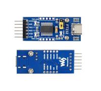Waveshare 2PCS FT232 USB to TTL(UART) Communication Module, USB Type C Connector, Compatible with Mac OS, Linux, Android, Wince, Windows 7/8/8.1/10/11