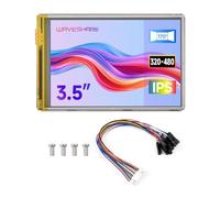 Waveshare 3.5inch Resistive Touch Display (G) For Raspberry Pi, IPS Panel, 320x480 Resolution, Immersion Gold Process, 262K Color