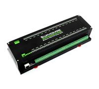 Waveshare 30-Ch Ethernet Relay Module, Modbus RTU/Modbus Transmission Control Protocol, PoE Port Communication, With Various Isolation And Protection Circuits, Industrial Grade Rail-Mount Case