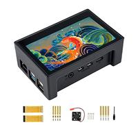 Waveshare 4.3 pollici DSI LCD Display per Raspberry Pi 4B, 800×480 IPS Schermo Monitor Capacitivo Touchscreen con Custodia, Supporta Raspbian/Ubuntu/Kali / WIN10 IoT