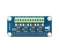 Waveshare 4-ch Current/Voltage/Power Monitor HAT for Raspberry Pi I2C/SMBus Interface