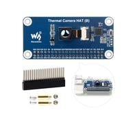 Waveshare 45°FOV Long-Wave IR Thermal Imaging Camera HAT (B) For Raspberry Pi, Pi IR Camera, 80x62 Pixels, Standard 40PIN GPIO Header