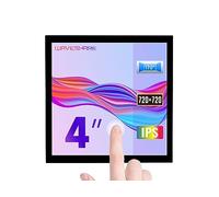 Waveshare 4inch HDMI Capacitive Touch IPS LCD Display (C) 720×720 Resolution Supports All Versions of Raspberry Pi Fully Laminated Screen