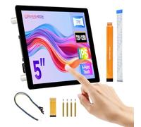 Waveshare 5inch DSI LCD Capacitive Touch Screen, Compatible with Raspberry Pi 5/4B/3B/CM3/3+/4, 720 × 1280 IPS, Optical Bonding Toughened Glass Panel, DSI Interface, 5-Point Touch Screen