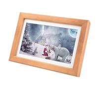 Waveshare 7.3inch ACeP 7-Color E-Paper with Solid Wood Photo Frame, Ultra-Long Standby, 800x480 Resolution, Suitable for Content Displays, Calendars, Paintings, Posters, Batteries Are not Included
