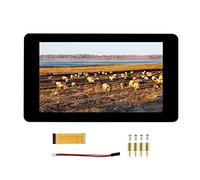 Waveshare 7 pollici Touch Screen DSI Display 800x480 TFT LCD Schermo Monitor per Raspberry Pi 4B/3B+/3A+/3B/2B/B+/A+, Pannello Tattile Capacitivo in Vetro Temperato, Fino a 5 Punti di Tocco