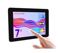 Waveshare 7inch Capacitive Touch Display Compatible with Raspberry Pi 5 Pi 4B/3B+/3A+/3B/2B/B+/A+/CM3/3+/4, Supports VisionFive2 Core3566, 800×480 Screen with DSI Interface