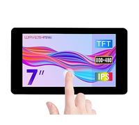 Waveshare 7inch Capacitive Touch Display Compatible with Raspberry Pi Raspberry Pi 5/4B/3B+/3A+/3B/2B/B+/A+/CM3/3+/4, 800×480 Resolution with DSI Interface