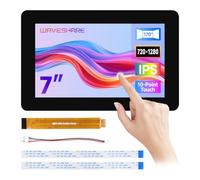 Waveshare 7inch DSI Capacitive Touch Display Compatible with Raspberry Pi 5/4B/3B+ and ESP32-P4/RK3506/RK3576, 720×1280, IPS Panel 10-Point Touch Screen, Anti-Fingerprint Process