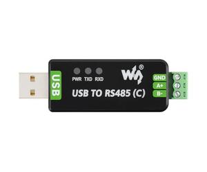 waveshare Adattatore convertitore da USB a RS485 (C) con chip originale FT232RNL, convertitore bidirezionale isolato di grado industriale, protezione ESD e TVS, compatibile con più sistemi