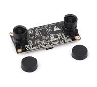 Waveshare AR0144 2MP Stereo USB Camera Module, AR0144 Sensor Chip, USB2.0 Port, Synchronized Same-Frame Output, 52mm line, Featuring Distortion-Free Lenses