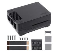 Waveshare Argon NEO Aluminum Alloy Case for Raspberry Pi 5, with Built-In Cooling Fan & Removable Top Cover & M.2 NVME Expansion Slot