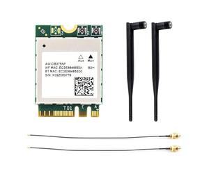 Waveshare AW-CB375NF Dual-Band Wireless NIC, RTL8822CE-CG Core, 2.4G/5GHz Dual-Band WiFi 5, BT5.0, Support BLE, High Speed & Low latency
