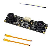Waveshare Binocular Camera Module Dual IMX219 8 Megapixels Stereo Vision Depth Vision Supports Jetson Nano Developer Kit B01and Raspberry Pi CM3/CM3+ Expansion Boards for AI Vision Applications