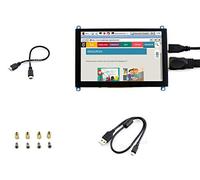 Waveshare Capacitive Touch 5inch Raspberry pi LCD HDMI Display Module 800 * 480 High Resolution HDMI Interface Screen Supports Multi Mini-PCS Multi Systems