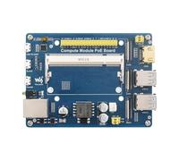 Waveshare Compute Module Scheda I/O con funzione PoE Composite Breakout Board per lo sviluppo con Raspberry Pi CM3 / CM3L / CM3+ / CM3+L