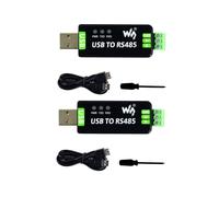 Waveshare Convertitore Bidirezionale da USB A RS485 di Livello Industriale, Versione FT232RNL, Convertitore Seriale da USB A RS485, 2 Pezzi