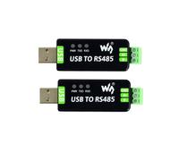 Waveshare Convertitore Bidirezionale da USB A RS485 di Livello Industriale, Versione FT232RNL, Convertitore Seriale da USB A RS485, 2 Pezzi