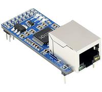 Waveshare Convertitore da UART a Ethernet a 2 Canali, UART TTL e RJ45 Ethernet Modulo di Trasmissione Trasparente Bidirezionale, Supporta Raspberry Pi/Arduino/STM32