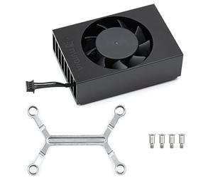 Waveshare Cooling Fan Compatible with Jetson Orin NX And Jetson Orin Nano, Speed-Adjustable,With Elastic Bracket and Height-Limited Screws,Fan ONLY
