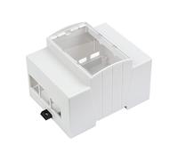 Waveshare DIN Rail ABS Case for Raspberry Pi 4 Large Inner Space Injection Moduling
