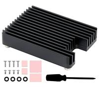 Waveshare Dissipatore di Calore in Alluminio per Raspberry Pi Compute Module 4 CM4, Heatsink con Antenna Notch, Resistente alla Corrosione/Ossidazione, Migliore Dissipazione del Calore