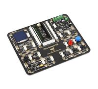 Waveshare Entry-Level Sensor Kit Compatible with Raspberry Pi Pico, Including Pico Expansion Board,15 Common Modules and Raspberry Pi Pico H,All-in-one design