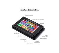 Waveshare ESP32-C5 Display Touch Capacitivo IPS da 3,5 Pollici 320x480 Supporta Dual Wi-Fi 5 BLE 5 Zigbee Senza Batteria con Fotocamera
