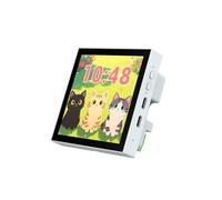 Waveshare ESP32-P4-86-Panel-ETH-2RO, ESP32-P4 Smart 86 Box (with Extended Ethernet Port & RS485 & Relays), Feature Dual-Core & Single-Core RISC-V, Onboard 4inch 720x720 Pixel 5-Point Touch LCD