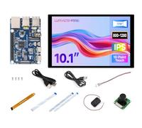 Waveshare ESP32-P4-WIFI6-DEV-KIT High-Performance Development Board, Based on ESP32-P4 & ESP32-C6, Supports Wi-Fi 6, Bluetooth 5 & BLE 5, Bundle with Board, 10.1inch Screen