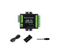 Waveshare FT4232HL Convertitore di Interfaccia da USB un RS232/485 Isolamento Industriale per Linux Android Windows 11/10/8.1/8/7