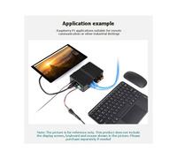 Waveshare Gigabit 2.5G Dual Port Industrial Computer 2 X RS485+2 X RS232 per Raspberry Pi CM5 Dual 4K Output Accesso A 4G/5G USA