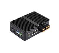 Waveshare Gigabit 2.5G Dual Port Industrial Computer 2 X RS485+2 X RS232 per Raspberry Pi CM5 Dual 4K Output Accesso A 4G/5G EU